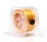 Cuerda elástica for pulseras, cordón de cuentas fuerte 0,8mm, hilo cuerda colorido, fabricación joyas DIY, 90M por rollo(Gold Yellow)