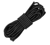 Cuerda elástica negra de látex de 5 mm x 10 m, goma redonda de caucho natural altamente elástica, cinta de unión amortiguadora para equipos deportivos, embalaje y hogar