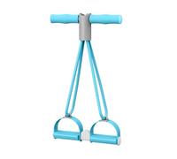 Cuerda elástica para abdominales con pedal, ejercitador de abdominales, piernas y cintura para gimnasio en casa, yoga, fitness, bandas de resistencia para entrenamiento de fuerza | Dispositivo de esti