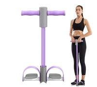 Cuerda elástica para sentarse y tirar con pedal de pie, 24 x 55 cm, bandas elásticas de resistencia para fitness, entrenamiento de resistencia, pedal, ejercitador, cuerdas de tensión, entrenador