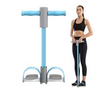 Cuerda elástica para sentarse y tirar con pedal de pie, 24 x 55 cm, bandas elásticas de resistencia para fitness, entrenamiento de resistencia, pedal, ejercitador, cuerdas de tensión, entrenador