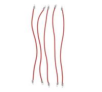 Cuerda elástica para techo de coche de juguete a escala 1/8 1/10, universal, realista, para equipaje de coche RC, 5 piezas, 5,9 pulgadas, para SCX10 D90 (Rojo)