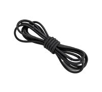 Cuerda Elástica Redonda De 1-10mm, Banda De Goma De Látex De Alta Elasticidad, Color Blanco Y Negro, Cuerda Elástica For Trampolín(Black,5M,4mm)