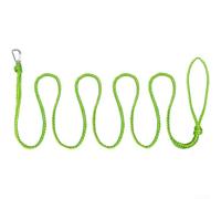 Cuerda elástica trenzada para kayak y canoa, cable de amarre flotante verde fluorescente amarillo con gancho a presión de acero inoxidable a prueba de óxido, cuerda de remolque marina resistente a los