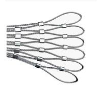 Cuerda flexible de acero inoxidable de malla de alambre de malla de malla fuerte y duradera para jaulas de animales paredes exteriores
