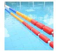 Cuerda flotante de seguridad para piscina, divisor de zonas peligrosas, 25 m, cordón para uso en interiores y exteriores, barrera de seguridad de extremo poco profundo, diámetro de 9 cm, divisor