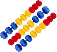 Cuerda flotante profesional para piscinas y cetits de 50/164.04 pies, ideal para separadores de carriles de aguas poco profundas/profundas para playas y eventos (15 cm)