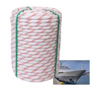 Cuerda for Barco de 10/20/30/40/50 m de Longitud y 14-30 mm de diámetro. Cable de Anclaje con núcleo de Alambre de Acero for Amarre de Kayak, Canoa, pontón, Camping, Columpio.(D 28mm,L 40m)