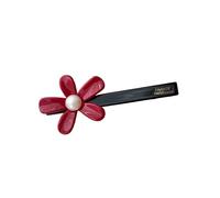 Cuerda for el cabello de flores simples, tocado de flores pequeño con clip de pico de pato exquisito y lindo(Red)