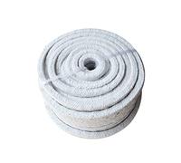 Cuerda for estufa, cuerda for fuego, empaque de fibra cerámica, junta de sellado for puerta de estufa de leña resistente a altas temperaturas, tira de sellado térmico trenzada de 22 x 22 mm, relleno r