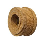 Cuerda for estufa, cuerda for fuego, sello de cuerda, empaque de eje de bomba de agua, cuerda de aceite, junta autolubricante resistente al desgaste y a altas temperaturas, 30 x 30 mm(25 * 25mm)