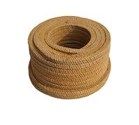 Cuerda for estufa, cuerda for fuego, sello de cuerda, empaque de eje de bomba de agua, cuerda de aceite, junta autolubricante resistente al desgaste y a altas temperaturas, 30 x 30 mm(30 * 30mm)