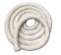 Cuerda for estufa, cuerda for fuego, sellos de cuerda de fibra cerámica, trenzas circulares, sellos de alta temperatura for fundición de calderas y hornos, 10 mm x 10 m(8mm*10m)