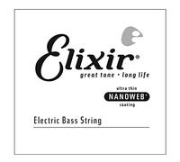 Cuerda individual para bajo Elixir® Strings de acero niquelado con recubrimiento NANOWEB®, (.070)