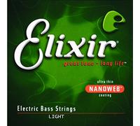Cuerda individual para bajo Elixir® Strings de acero niquelado con recubrimiento NANOWEB®, (.075)