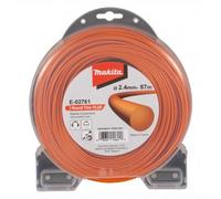 Cuerda MAKITA nylon Plus 2,4 mm, 87m, naranja, redonda E-02761