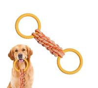 Cuerda masticable para perros, juguete interactivo de tira y afloja para perros, suministros de entrenamiento para cachorros para padres de mascotas, entrenadores, tiempo de juego, actividades al aire