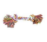Cuerda Multicolor Duvo Plus con 2 Nudos para Perros - Juguete Resistente - 60 cm