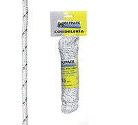 Cuerda Nylon Alta Tenacidad Blanca/Azul (Madeja 15 m.)