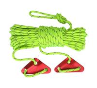 Cuerda para acampar | Línea de tensión de 10 metros con tensor de aluminio,Accesorios de camping versátiles Cuerda larga para hombres mujeres viaje jardín trasero patio