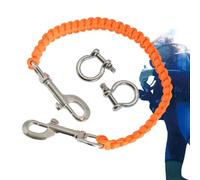 Cuerda Para Bandeja De Cámara Subacuática - Cable De Seguridad Para Buceo, Correa Para Cámara De Acción | Cordón De Buceo Elástico Resistente A La Abrasión, Correa De Videocámara Retráctil Impermeable