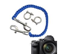 Cuerda Para Bandeja De Cámara Subacuática: Cordón De Buceo Flexible Resistente A La Abrasión, Correa Impermeable Retráctil De 360° | Accesorios Para Cámaras Y Videocámaras De Buceo, Fotografía Submari