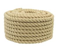 Cuerda para barco 18 mm 50 m Polipropileno Natural | Flexible,fuerte,durable,para velas y barcos,interior y exterior,cada estación,mantenimiento fácil
