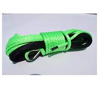 Cuerda para cabrestante, Cuerda de cabrestante sintética verde 1/4 "* 50 pies, Cuerda UHMWPE, Accesorios de cabrestones ATV, Cable de cabrestante, Cuerda for Torno ATV