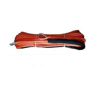 Cuerda para cabrestante, fibra sintética de UHMWPE de la cuerda del torno de los accesorios del coche 4X4 campo a través de 12m m de los x 25m(Oranje)