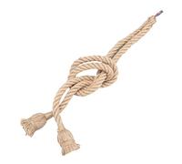 Cuerda para lámpara colgante, cable de linterna colgante vintage de 2 m con base de bombilla E27 Material de cuerda de cáñamo Country Vintage Estilo industrial para bricolaje decoración(2 cabeza)