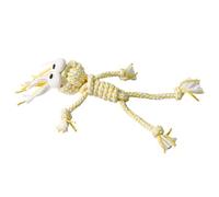 Cuerda para masticar perros, calmante de limpieza de dientes, 25 x 40 cm, cuerda de juguete para mascotas, accesorio de juego interactivo, herramienta de entrenamiento para animales con bores