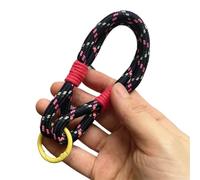 Cuerda Para Movil Llavero For Teléfono, Correa De Muñeca, Bolso Colorido, Kit For El Cuerpo, Cordón Hecho A Mano, Llavero De Metal, Correa For Celular, Accesorios For Llaves, Cuerda(Black red)