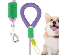 Cuerda Para Perros - Cuerdas Para Perros Al Aire Libre, Correa Colorida Para Cachorros | Cordón Ajustable Para Perros Con Asa Cómoda, Corbata Para Perros Para Jugar, Acampar, Hacer Mochileros Y Entren