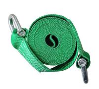 Cuerda para Remolcar 8T /17,600 Lbs 4M/13ft Correa De Arrastre para Remolque/Cable De Remolque De Acero para Remolques 4metros con Dos Ganchos A Ambos Extremos (Color: Verde)(5m)