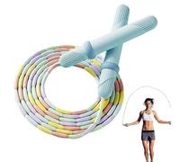 Cuerda para saltar con cuentas: de cordón de longitud ajustable, diseño de cuentas de entrenamiento segmentadas, de rotación antienredos, control de equilibrio de de alta v