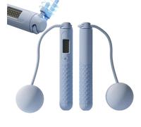 Cuerda para saltar con platos, cuerda para saltar sin cable | Cuerda inalámbrica para saltar pesada, cuerda para saltar digital profesional con platos, equipo de cuerda de saltar interior para