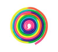 Cuerda para saltar gimnasia rítmica, cuerda de gimnasia, cuerda para saltar, cuerda para saltar, correa para caballos, cuerda de gimnasia para niños, color arcoíris