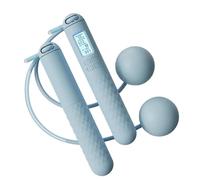 Cuerda Para Saltar Sin Cuerda - Curda Inalámbrica De Alambre De Acero Ponderado | Cuerdas Para Saltar Con Conteo Digital Ajustable Con Peso De Bola, Herramienta Para Ejercicio Físico De Doble Uso Par