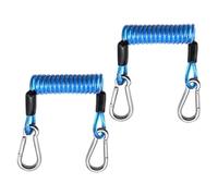 Cuerda para tabla de surf | Cuerda elástica y duradera con mosquetón | Cuerda de remolque de kayak de 2 piezas, para usar en la , acampar, navegar al aire libre y río