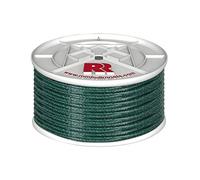 Cuerda Pe Plastificada Verde 5 Mm 100 Mt