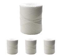 Cuerda Rafia Bobina 750 Gramos Color Blanco (Paquete de 4)
