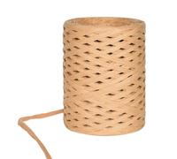 Cuerda Rafia Natural 100m Cinta Rafia Natural, Cuerda De Papel Rafia, Cuerda Rafia Marron, Hilo De Rafia, Cuerda De Rafia Bobina, Para Envoltura De Regalos, Artesanía, Decoración, Tejido, Floristería