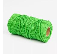 Cuerda rascador de sisal para gatos, cuerda de cáñamo de sisal natural para árbol de gato, agrupación de jardín, reparación, embalaje de manualidades, proyecto de bricolaje (4 mm x 50 metros, verde)