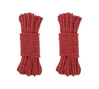 Cuerda Reflectante para Tienda de campaña, Cable de línea guía Ligero, 32 pies para Acampar Aire Libre, Senderismo, toldo y Acampar