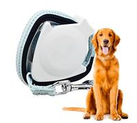 Cuerda retráctil para perro, arnés para perro, sin estrangulamiento, arnés de entrenamiento para cachorros de 4.59 pies, correa telescópica automática con agarre grande para perros grandes y medianos