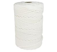 Cuerda riel 3MM * 200M, Revestimiento de Polietileno y Núcleo de Poliéster, Hecho en España. Blanco.