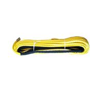 Cuerda sintética para cabrestante, cuerda sintética del torno del 12mm*28m UHMWPE for las piezas de automóvil campo a través 4wd Atv Utv 4x4(Yellow)