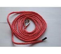 Cuerda sintética roja de 3/16 "* 10FT, la carretera, elevación arado nieve ATV, cable cabrestante sintético Alta Estabilidad