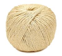 Cuerda sisal Natural 3 mm ± 385 m en Ovillo de 2 kg, Cuerda de jardín, Bricolaje, Embalaje, Bricolaje