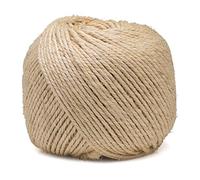 Cuerda sisal Natural, 4 mm ± 190 m, Cuerda de jardín, árbol de Gatos, Bricolaje, Embalaje